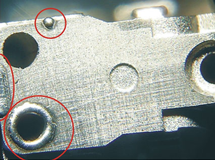 <a href='http://www.e-entree.com/product/3.htm' class='text_a'>模具激光焊機</a>修復(fù)模具效果